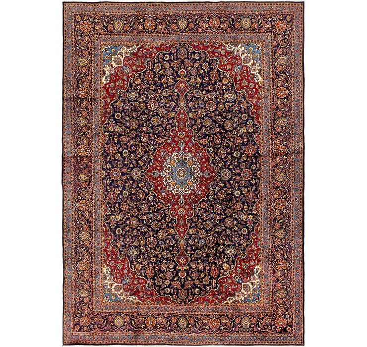 9' 10 x 14' Kashan Persian Rug