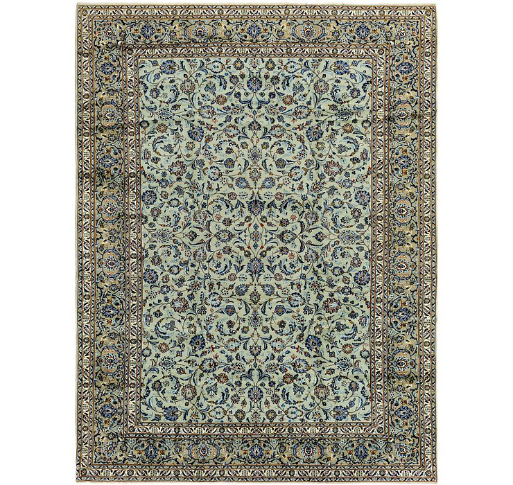 10' 4 x 13' 9 Kashan Persian Rug