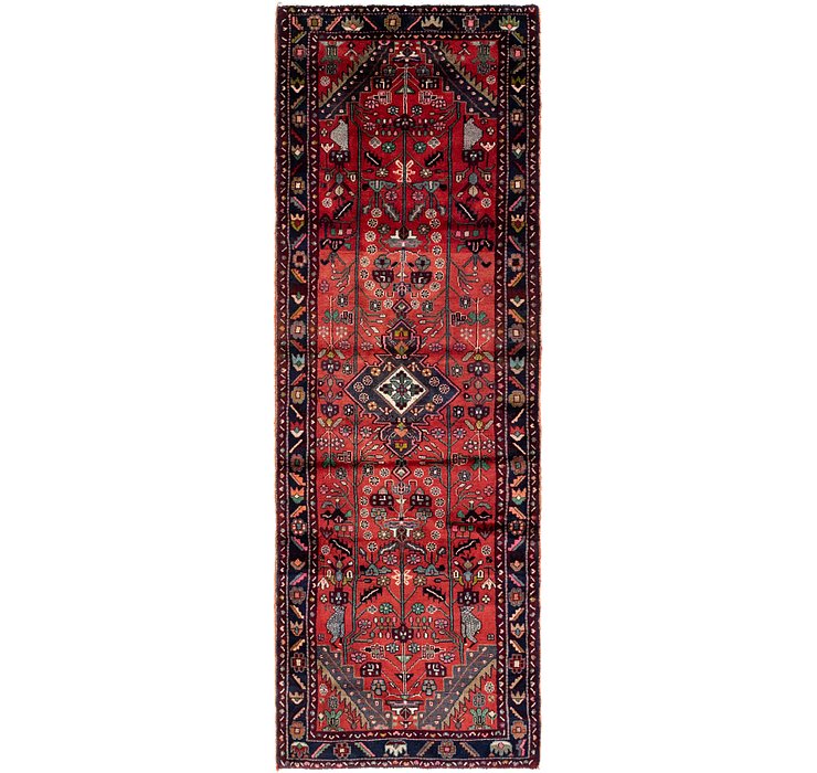 3' 3 x 9' 8 Hamedan Persian Runner ...