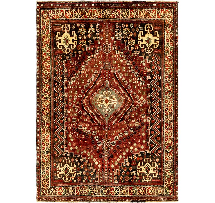 5' 6 x 7' 10 Ghashghaei Persian Rug