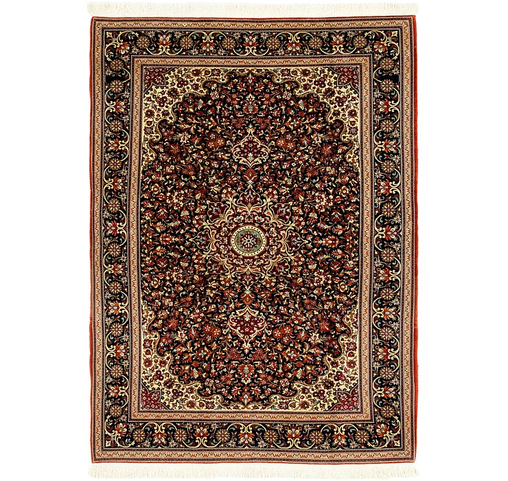 4' 8 x 6' 5 Qom Persian Rug