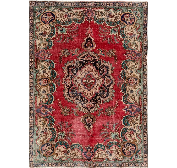7' x 9' 9 Tabriz Persian Rug