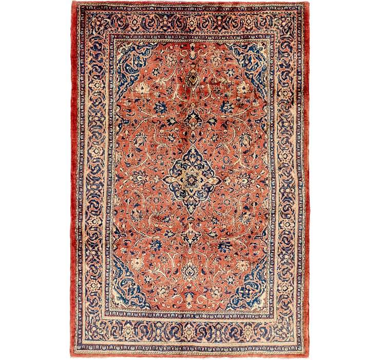 7' x 10' 5 Mahal Persian Rug