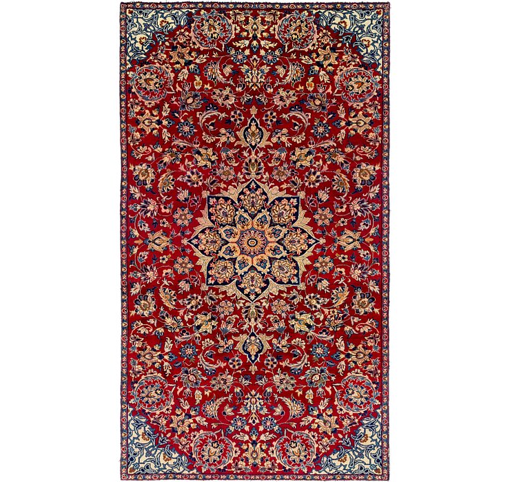 5' 5 x 9' 7 Isfahan Persian Runner ...