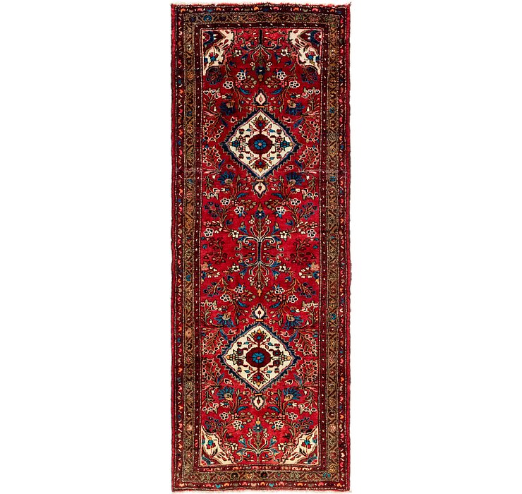 3' 7 x 9' 10 Hamedan Persian Runner ...