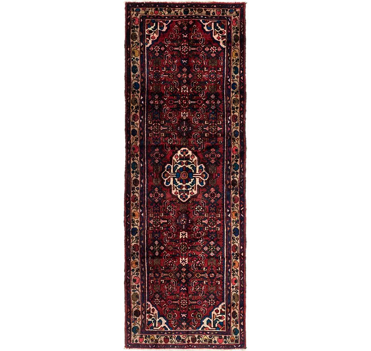 3' 7 x 10' Hossainabad Persian Run...