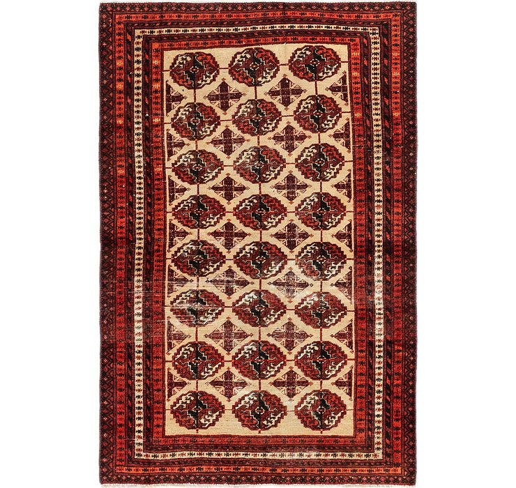3' 9 x 5' 8 Shiraz Persian Rug