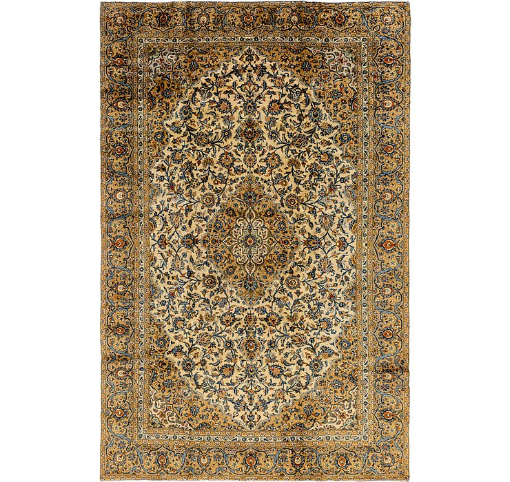 9' x 14' Kashan Persian Rug