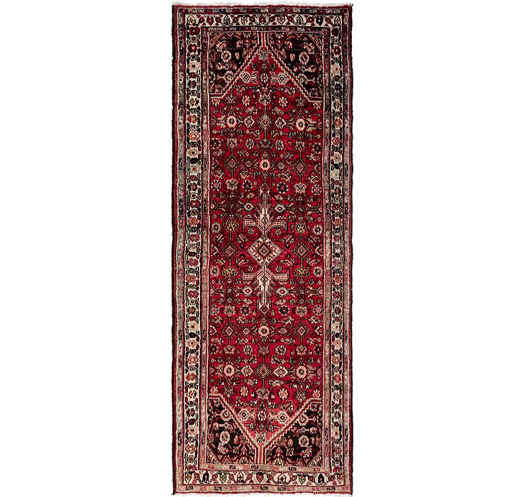 3' 7 x 9' 10 Hossainabad Persian Run...