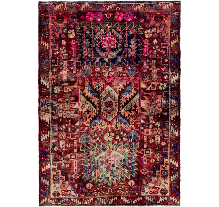 4' 9 x 6' 8 Hamedan Persian Rug