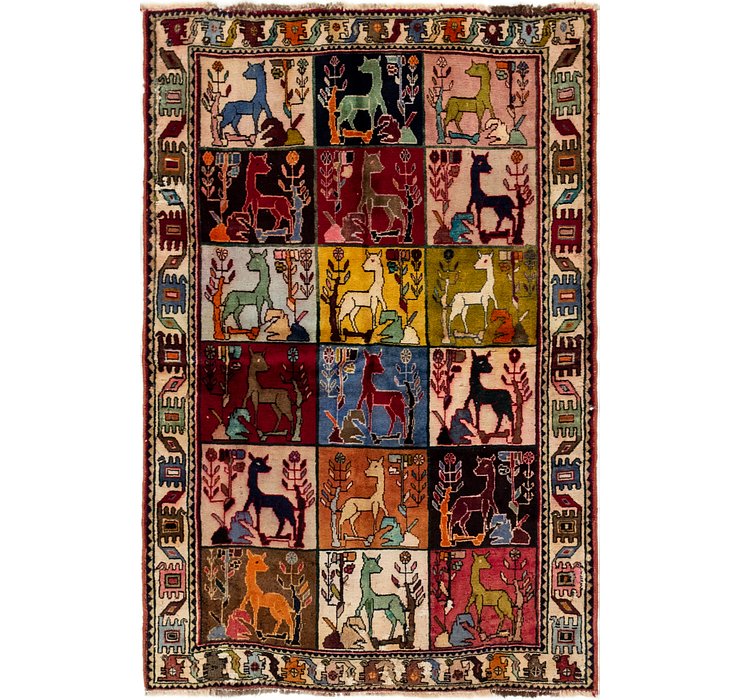 3' 10 x 6' 2 Ghashghaei Persian Rug