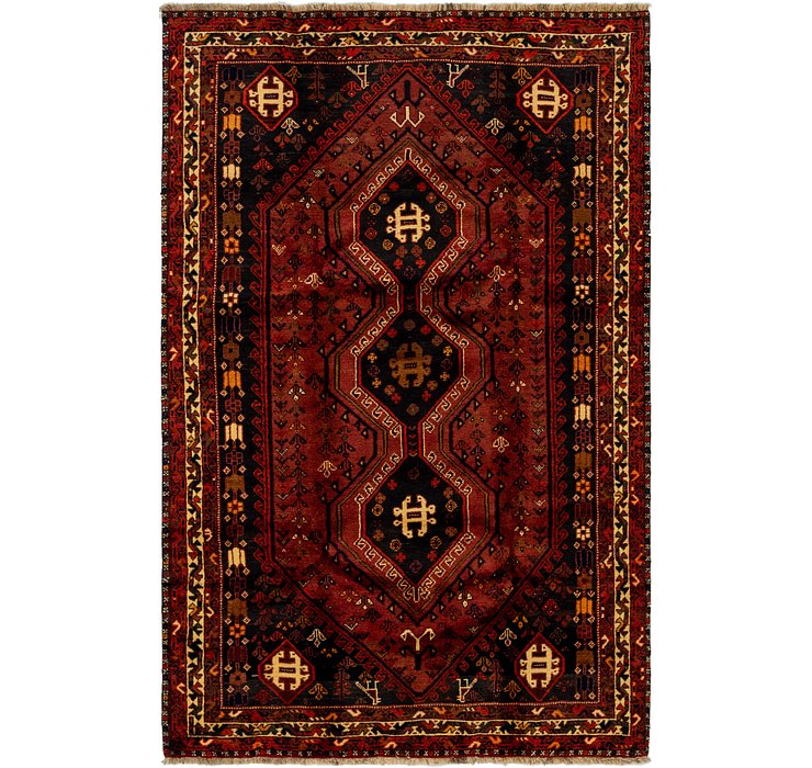 5' 5 x 8' 6 Ghashghaei Persian Rug
