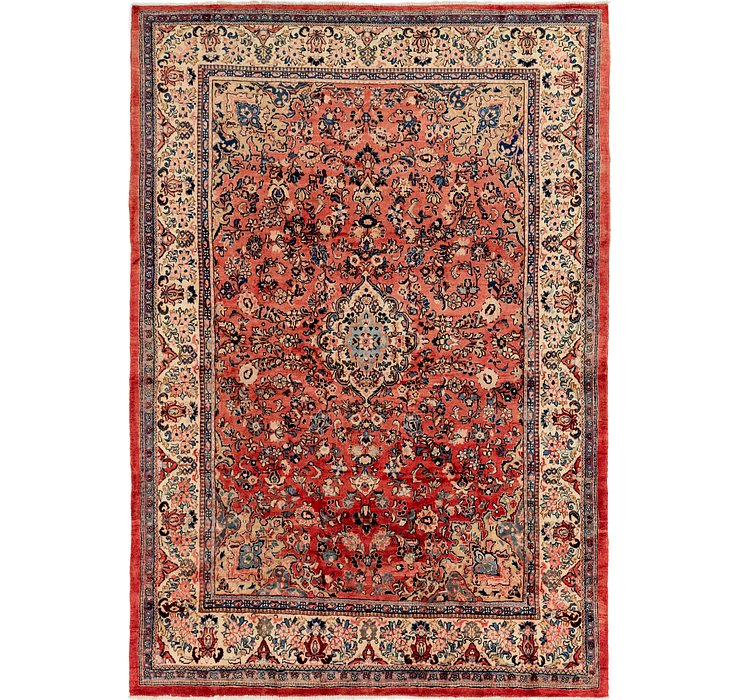 8' 8 x 12' 3 Meshkabad Persian Rug