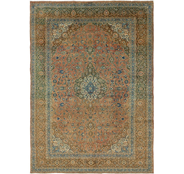 10' 7 x 14' 9 Kashan Persian Rug