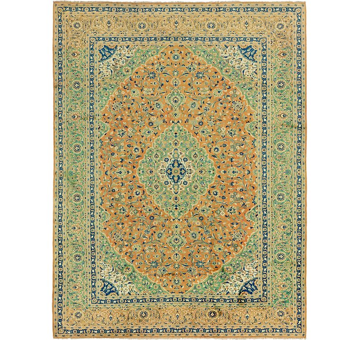 10' x 13' 2 Kashan Persian Rug