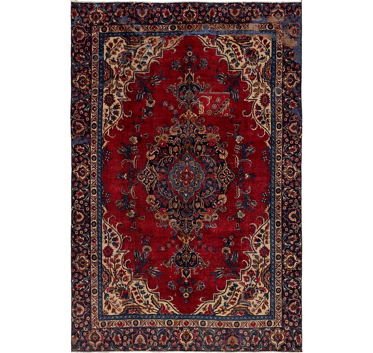 7' 2 x 10' 9 Tabriz Persian Rug