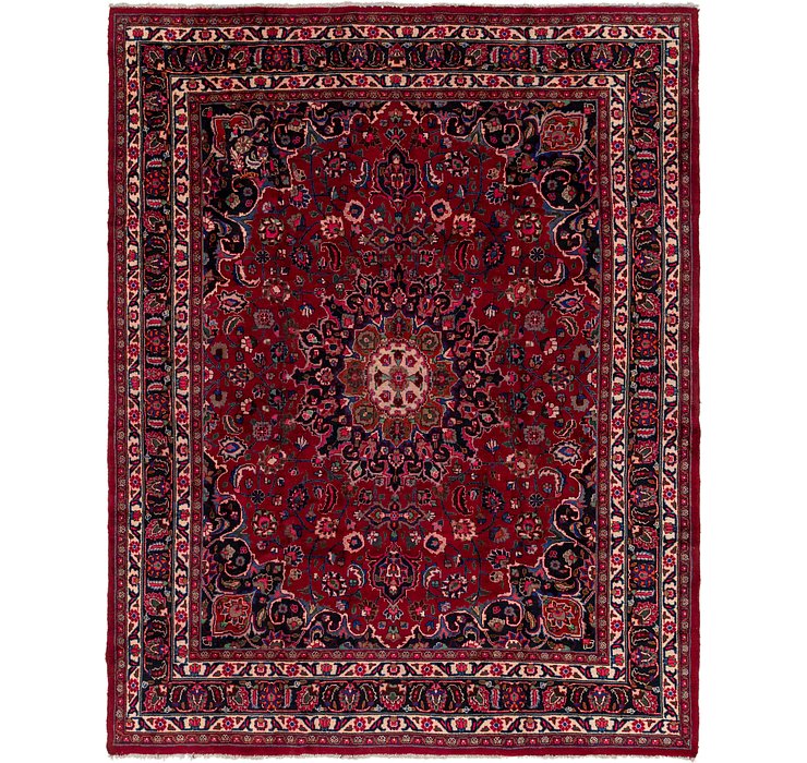 10' x 12' 6 Mashad Persian Rug