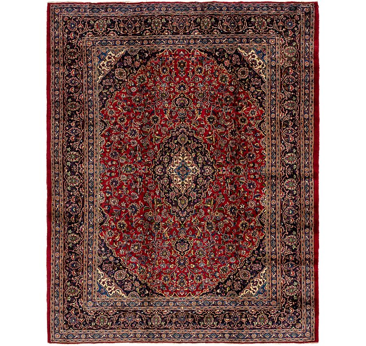 HandKnotted 10' 2 x 12' 9 Mashad Persian Rug