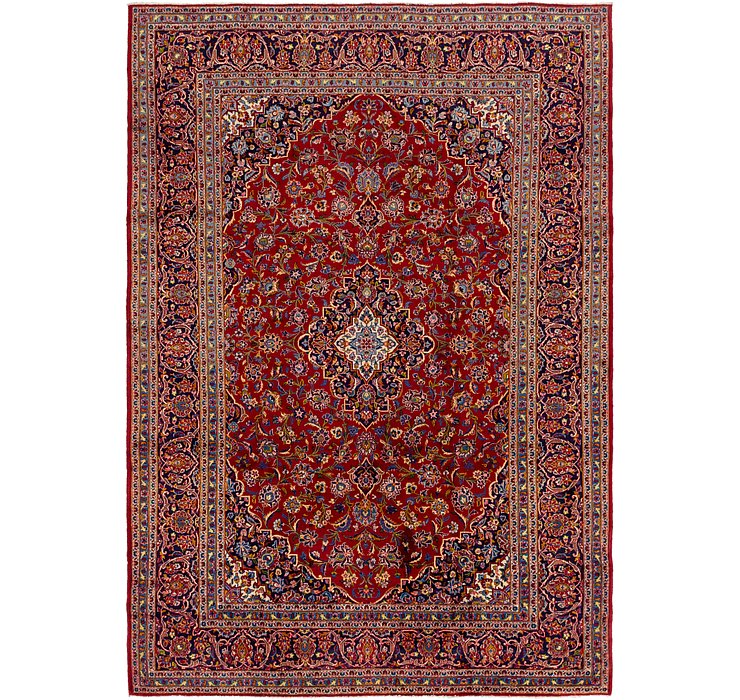 8' 4 x 11' 7 Kashan Persian Rug