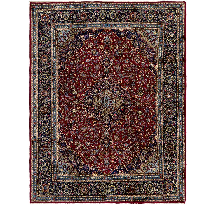 HandKnotted 10' x 12' 9 Mashad Persian Rug