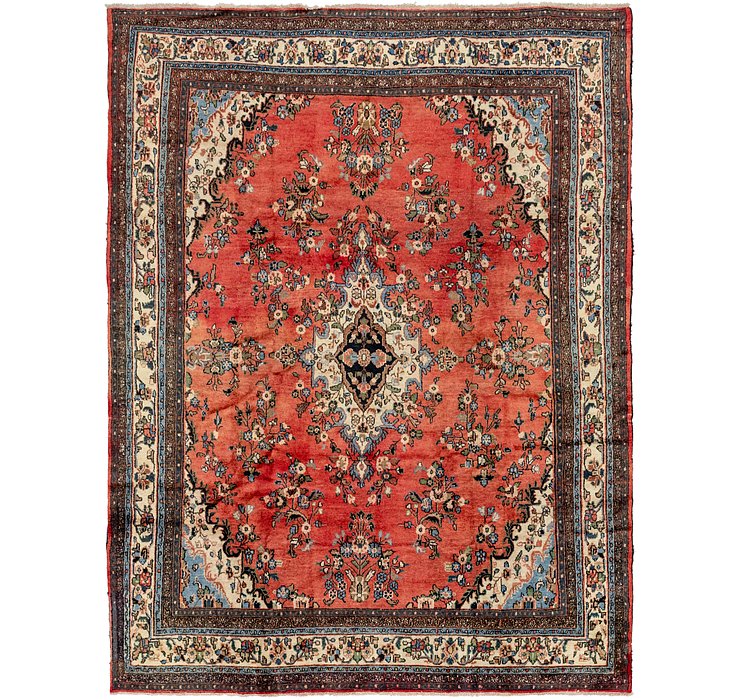 8' 10 x 11' 4 Hamedan Persian Rug