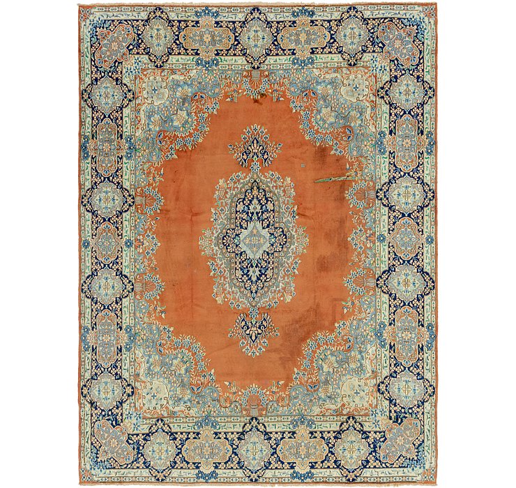 9' 8 x 12' 10 Kerman Persian Rug