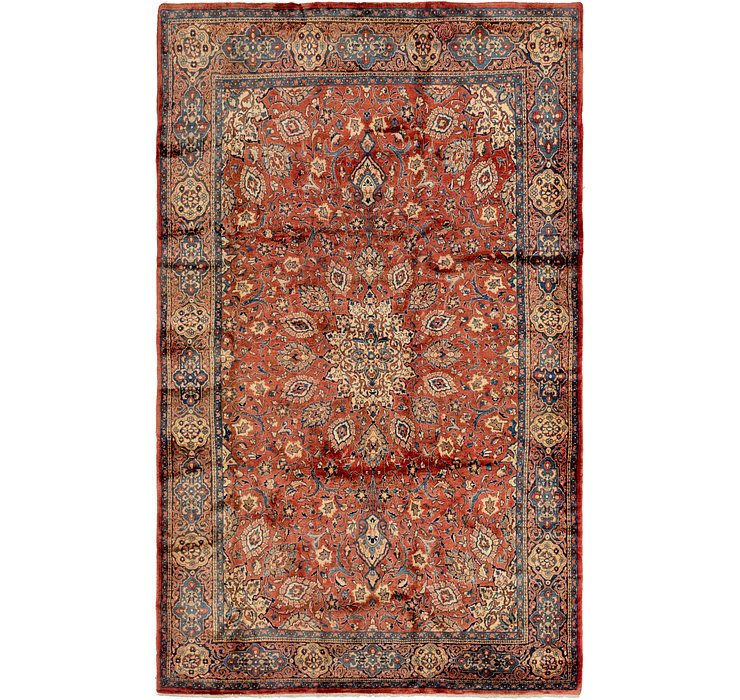 7' x 11' 6 Sarough Persian Rug