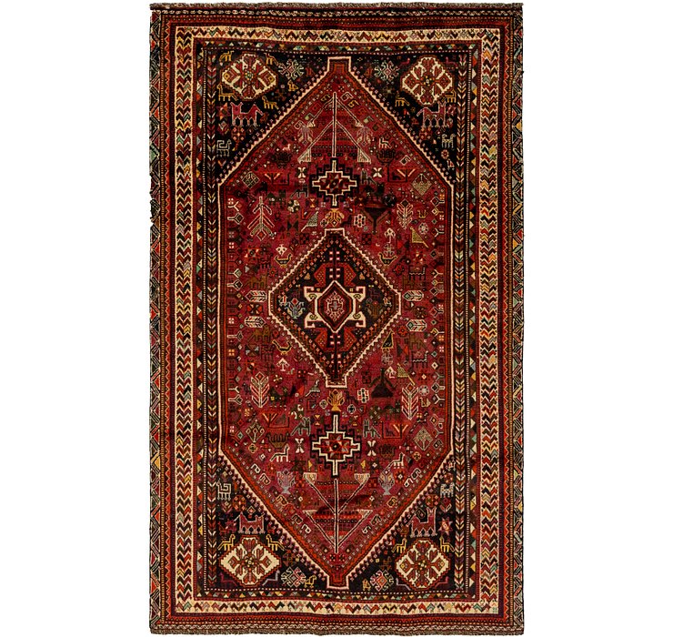 5' x 8' 7 Ghashghaei Persian Rug