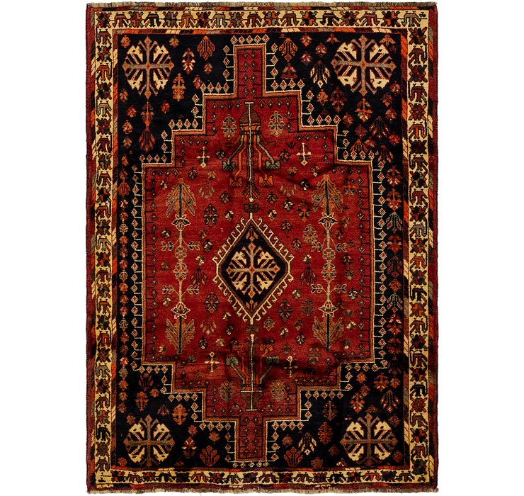 5' 9 x 8' 2 Ghashghaei Persian Rug