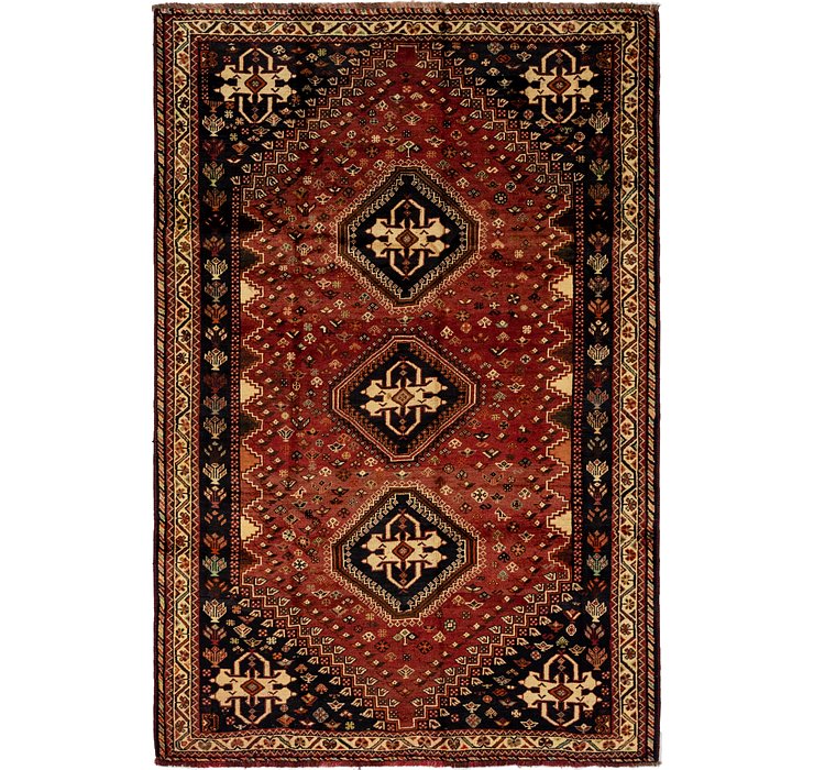 6' 2 x 9' 4 Ghashghaei Persian Rug