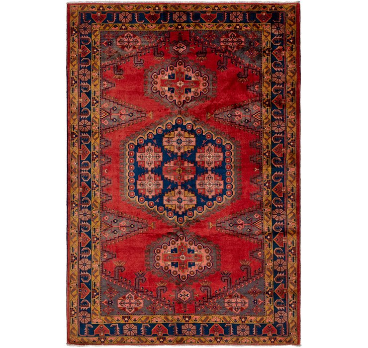 6' 7 x 10' Viss Persian Rug