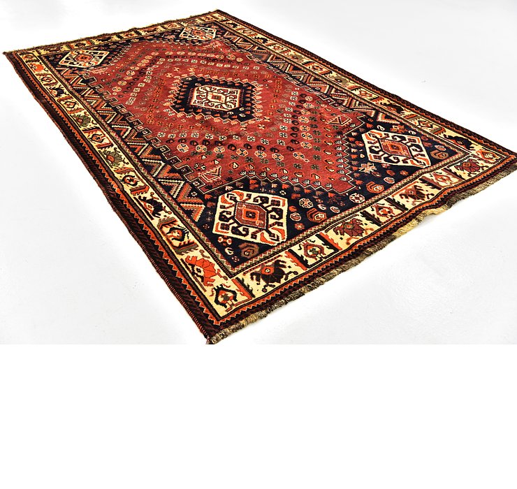 5' 6 x 8' 9 Ghashghaei Persian Rug