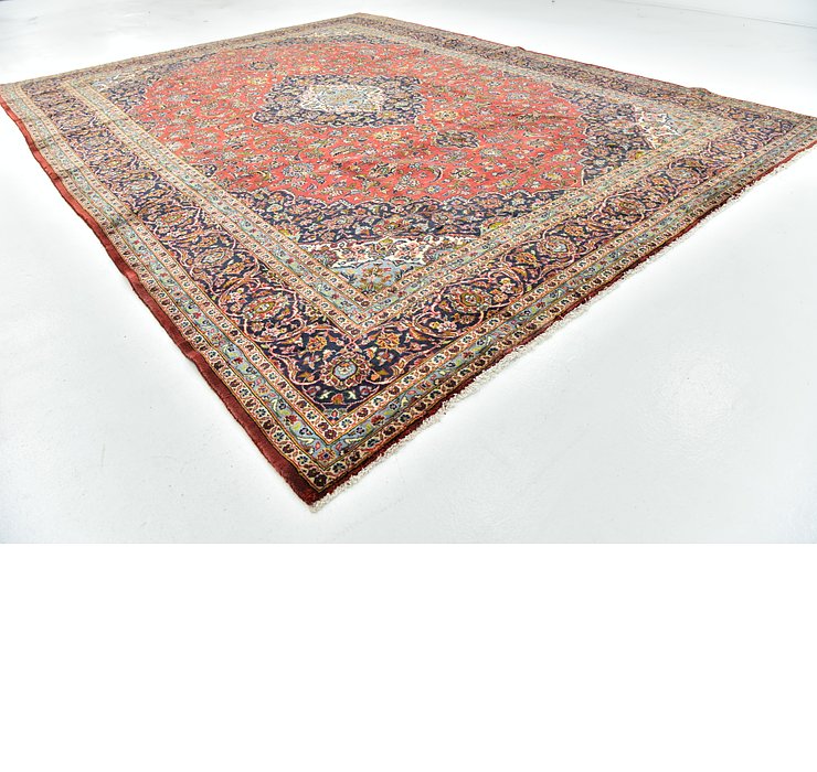 9' 10 x 13' Kashan Persian Rug