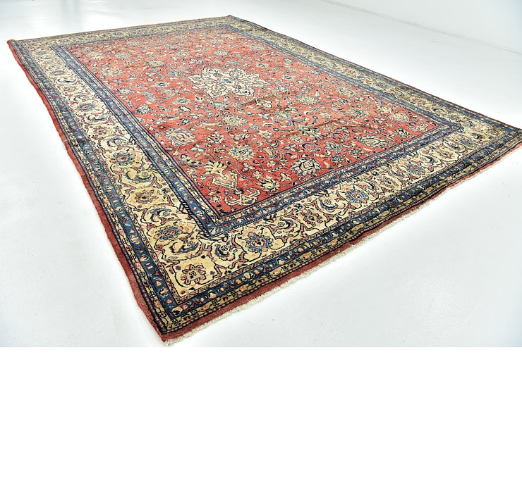 9' 2 x 13' 3 Sarough Persian Rug
