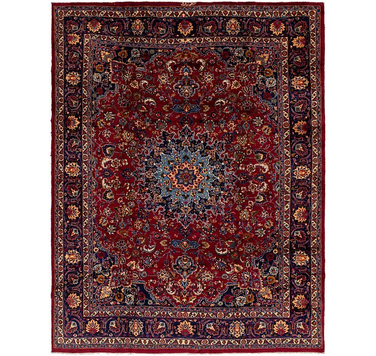 9' 8 x 12' 3 Mashad Persian Rug