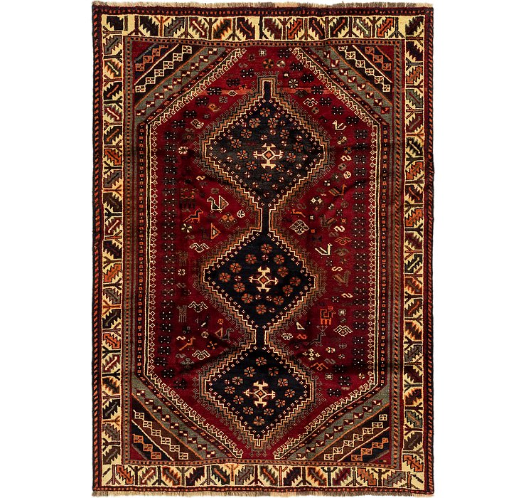 5' x 7' 2 Ghashghaei Persian Rug