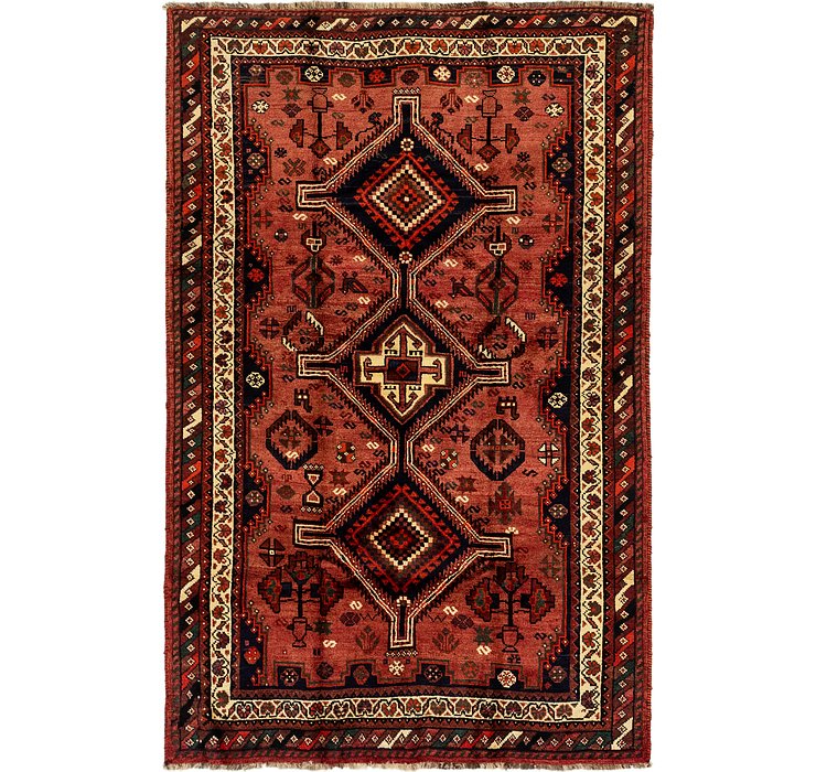 5' 3 x 8' 2 Ghashghaei Persian Rug