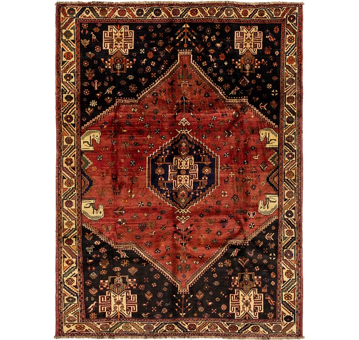 7' 2 x 10' Ghashghaei Persian Rug