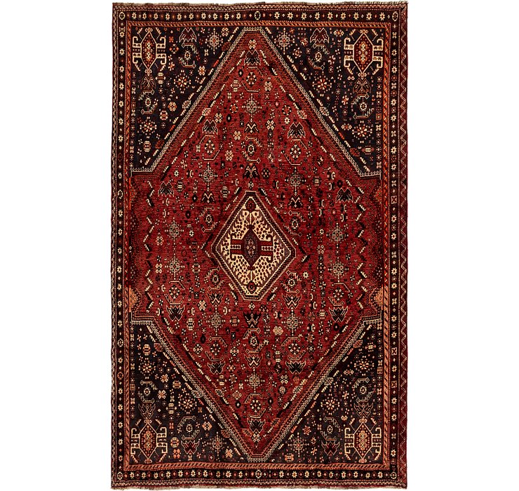 6' x 9' 7 Ghashghaei Persian Rug