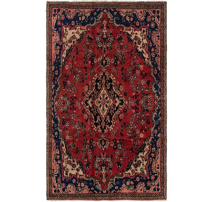 5' x 8' 8 Hamedan Persian Rug