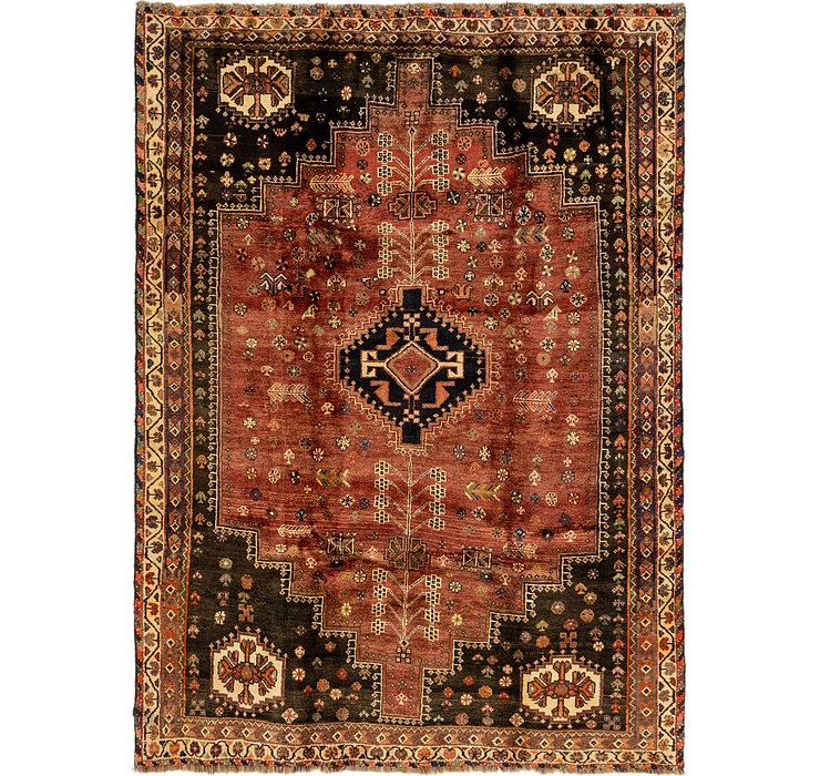 5' 5 x 7' 6 Ghashghaei Persian Rug