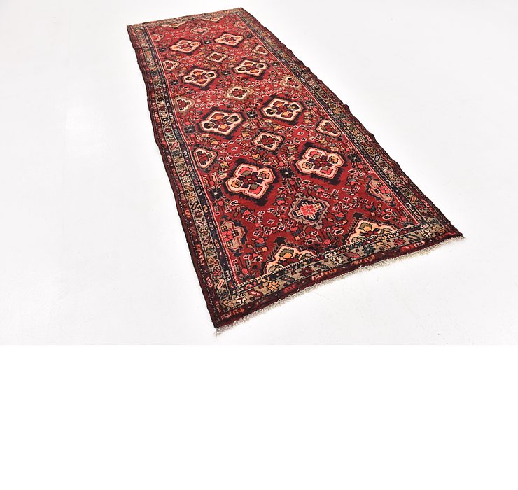 3' 9 x 9' 5 Hamedan Persian Runner ...