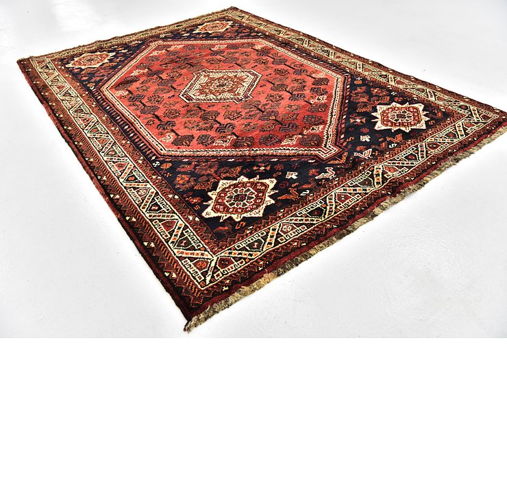5' 2 x 7' Ghashghaei Persian Rug