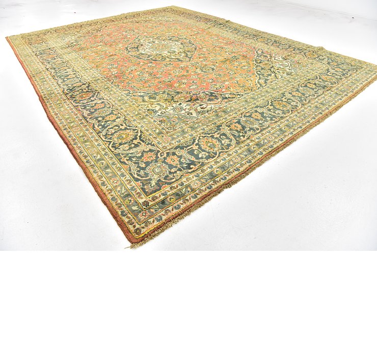 9' 6 x 12' 8 Kashan Persian Rug