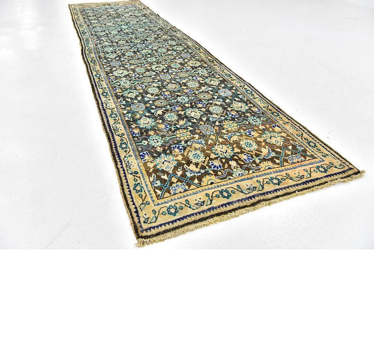 3' 7 x 13' 10 Hossainabad Persian Run...