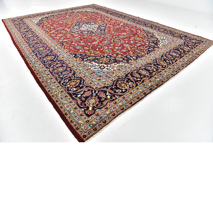 9' 8 x 13' Kashan Persian Rug