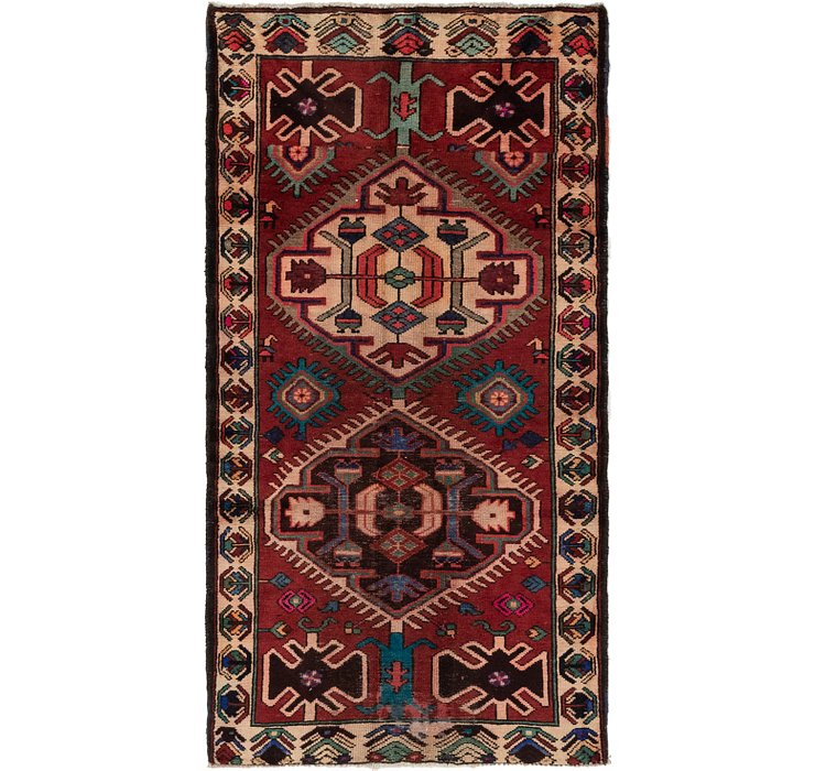 3' 9 x 7' 2 Hamedan Persian Rug