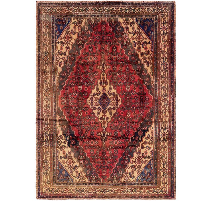 6' 9 x 9' 9 Hamedan Persian Rug