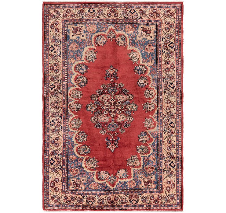6' 10 x 10' 6 Meshkabad Persian Rug