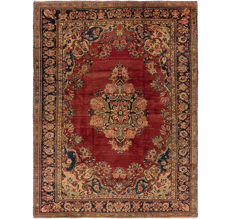 8' 4 x 11' Meshkabad Persian Rug